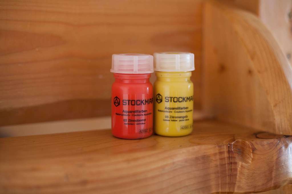 Краска акварельная Stockmar (Штокмар) - 50 мл Жёлтый золотой