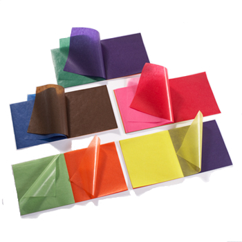 Бумага витражная, 16*16 см, 1 блок  100 листов, (Меркуриус)