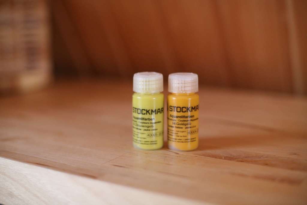 Краска акварельная Stockmar (Штокмар) 20мл - Жёлтый золотой