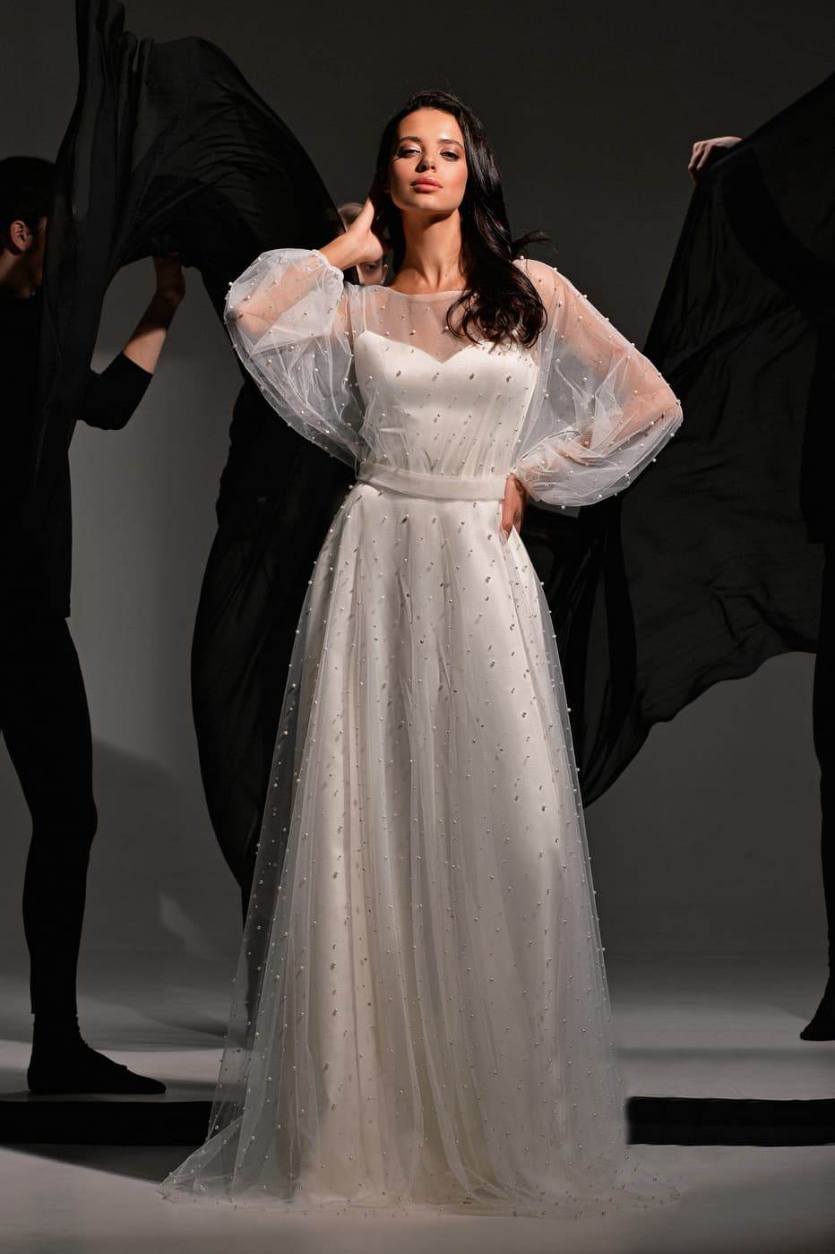 Накидка на свадебное платье Джекки