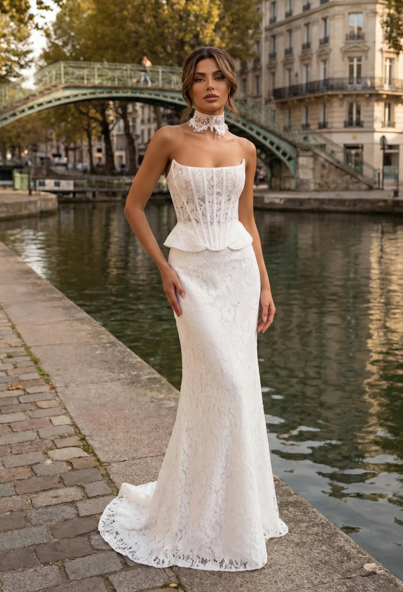 Свадебное платье Стефания 2 (корсет +юбка)