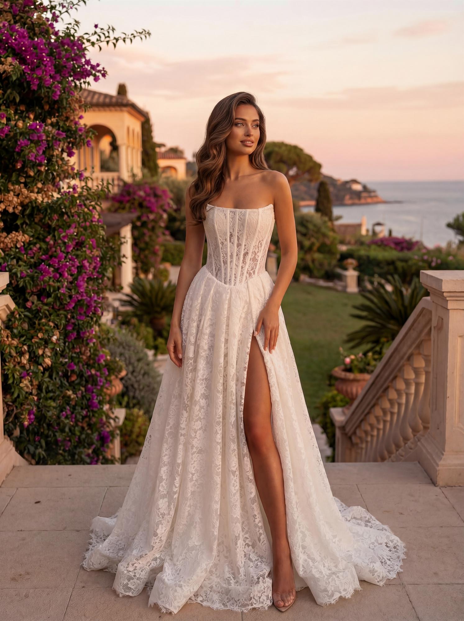 Свадебное платье Эмили без рукавов