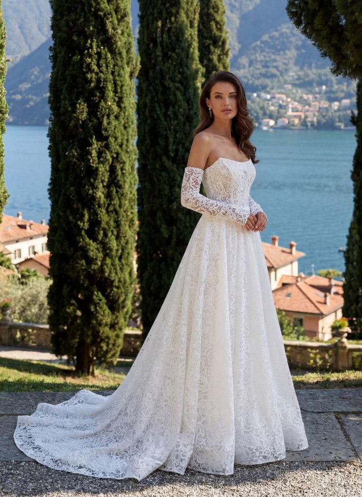 Свадебное платье Дженни с рукавами