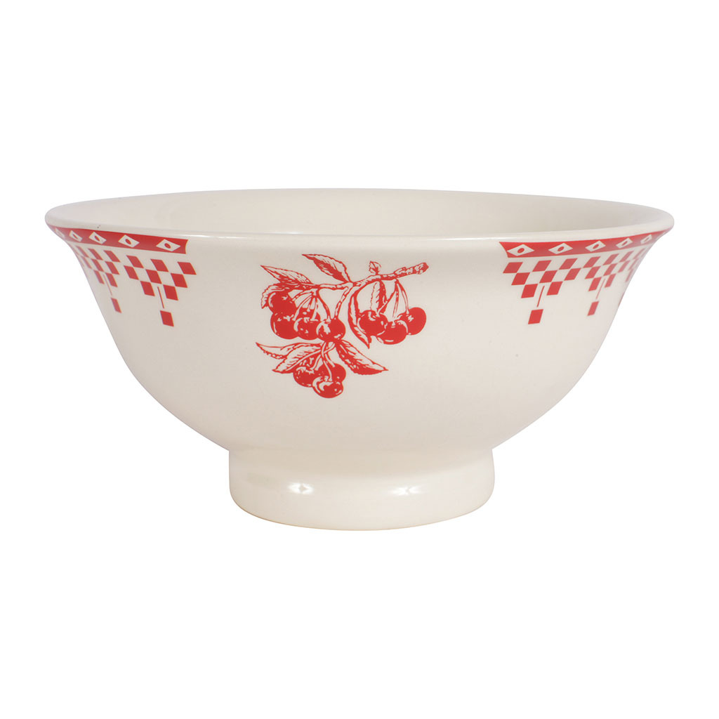 Пиала большая "Красные шашечки"