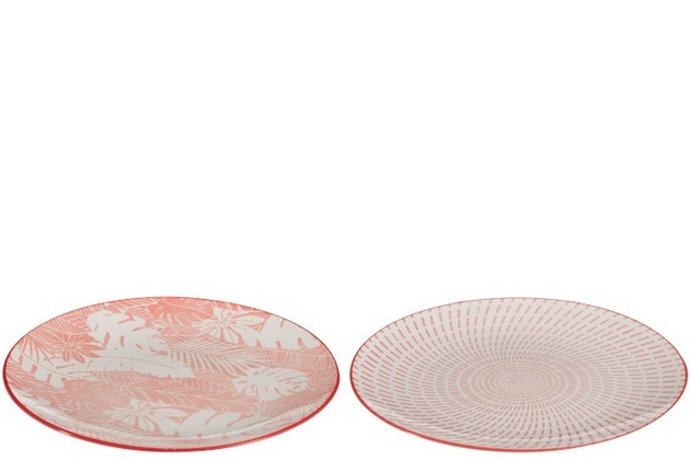 Тарелка "Тропики" большая в ассортименте