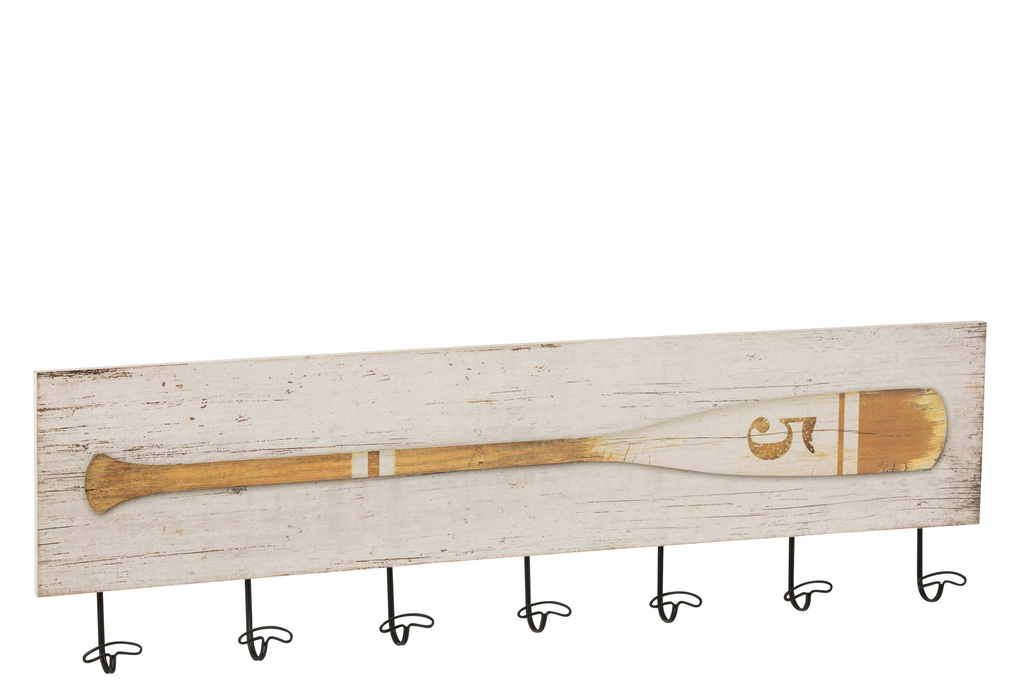 Вешалка с крючками "Весло"