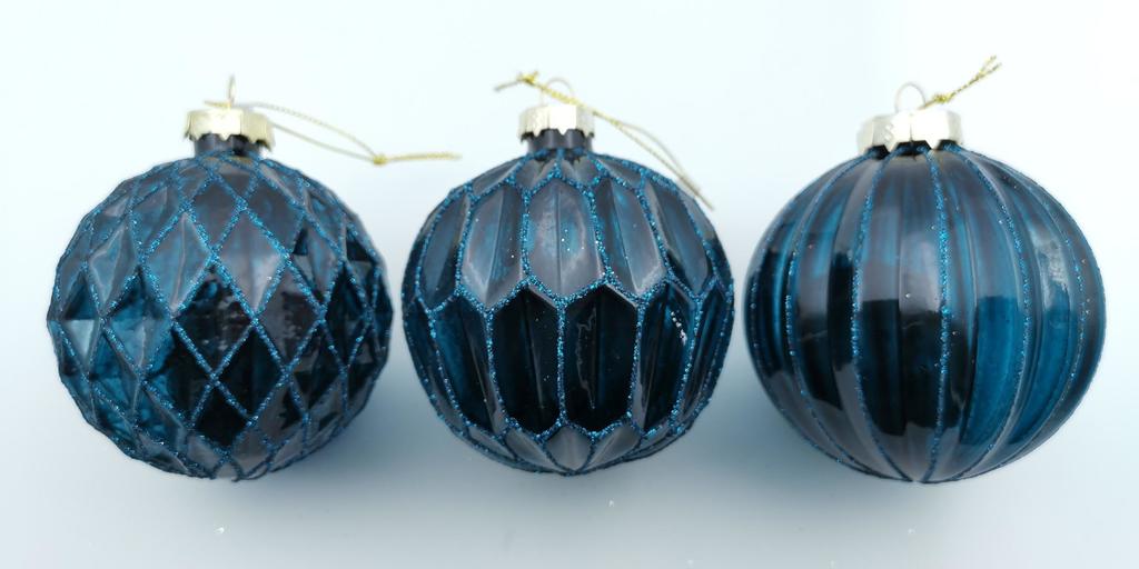Елочный шар "Кобальт" в ассортименте