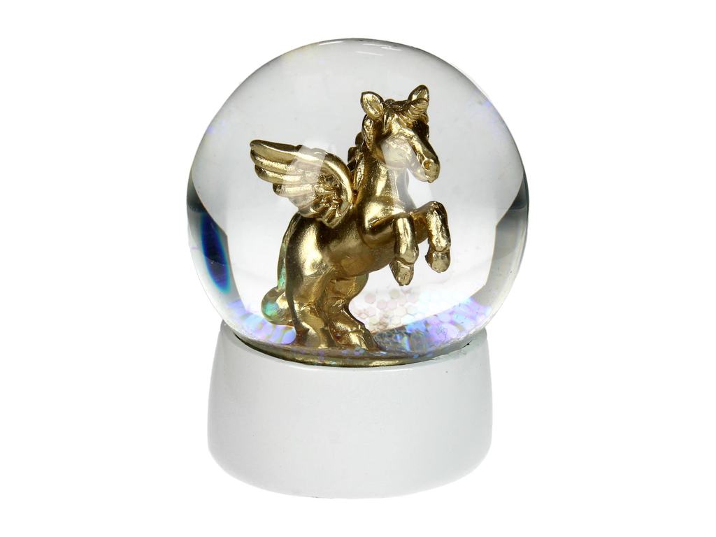 Декор "Снежный шар - Единорог"