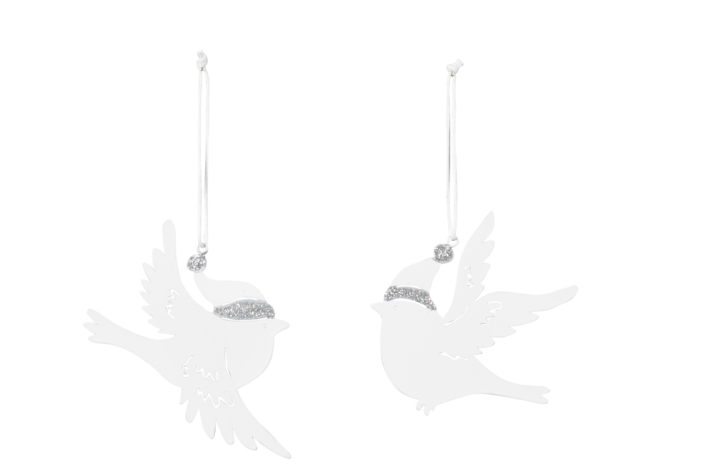 Декор металлический подвесной "Птичка" в ассортименте