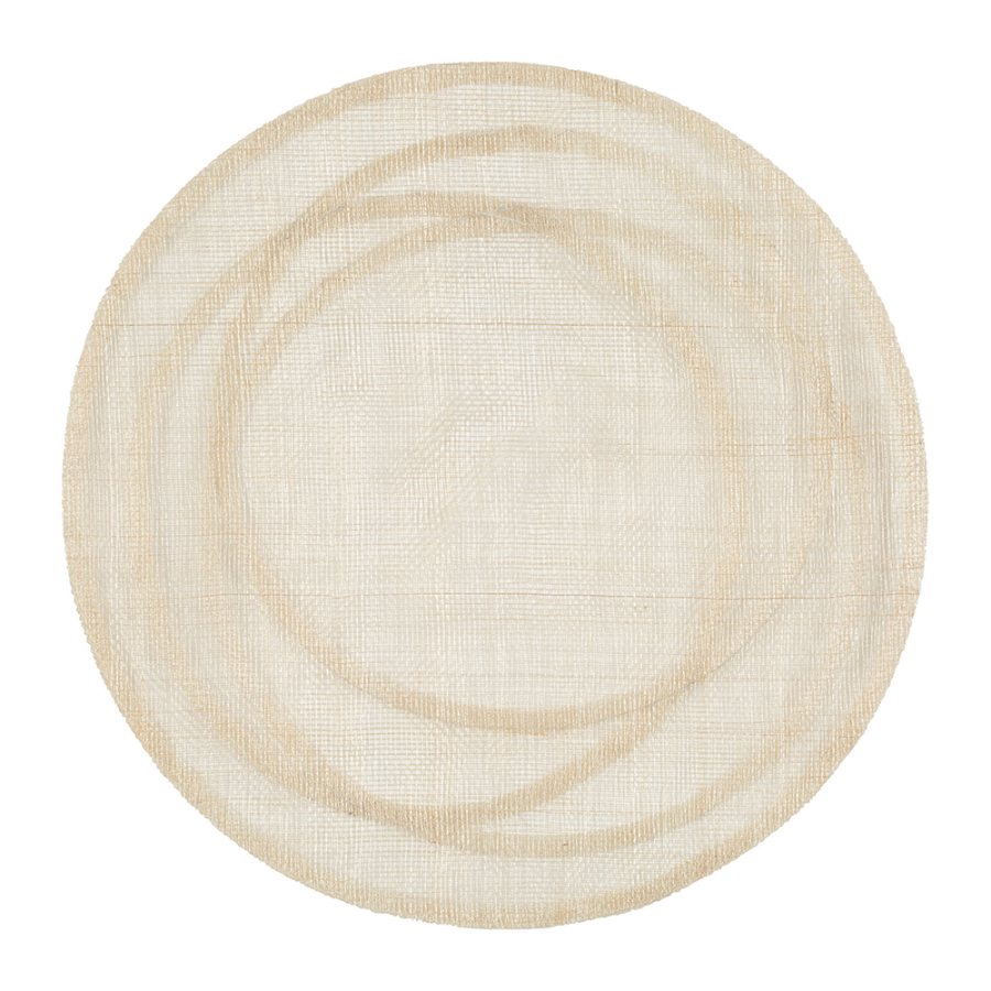 Салфетка сервировочная круглая (бежевая)