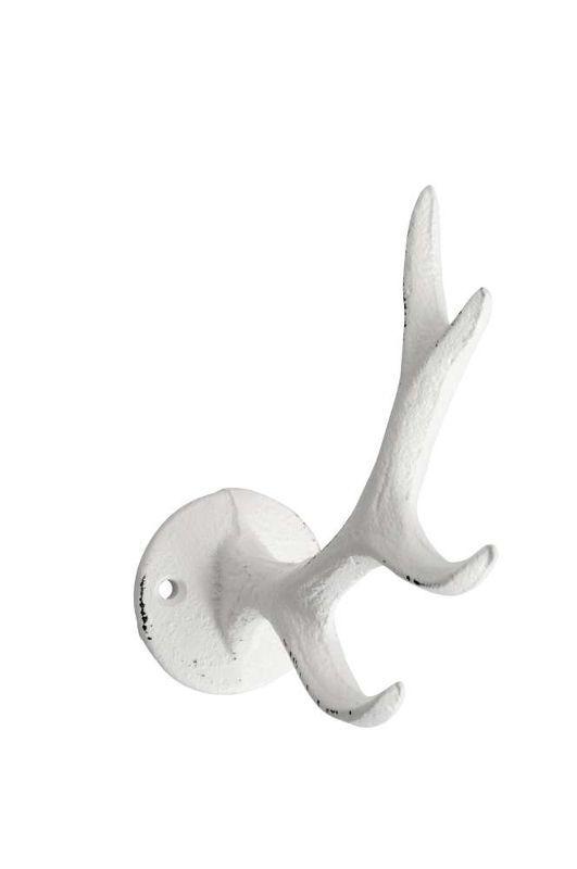 Крючок "Рог" белый