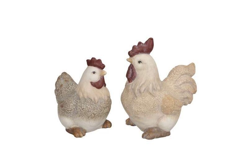 Декор "Петух/Курица" в ассортименте