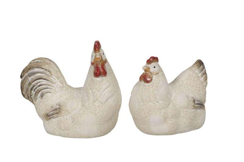 Декор "Петух/Курица" в ассортименте