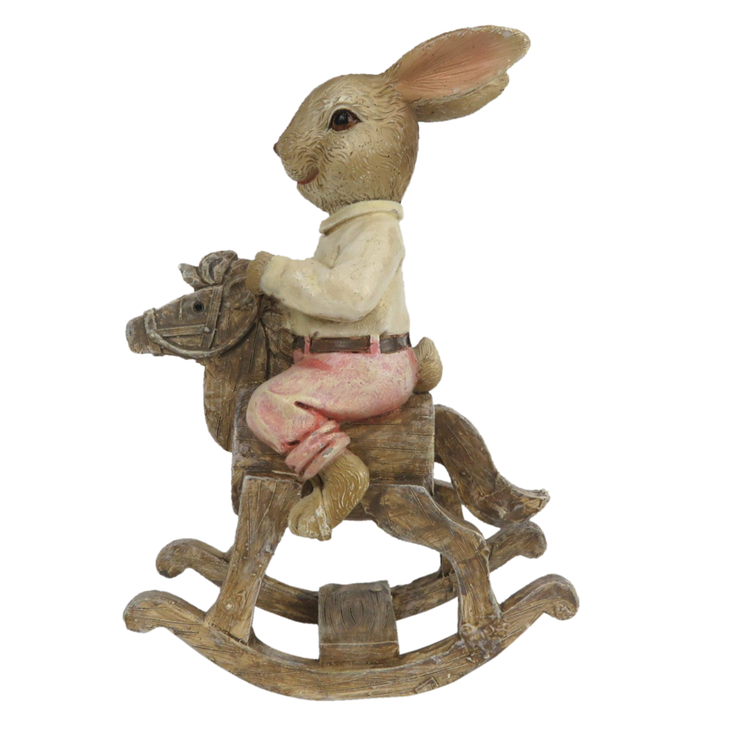 Декор "Кролик на лошадке"