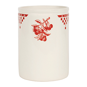 Подставка для приборов "Красные шашечки"