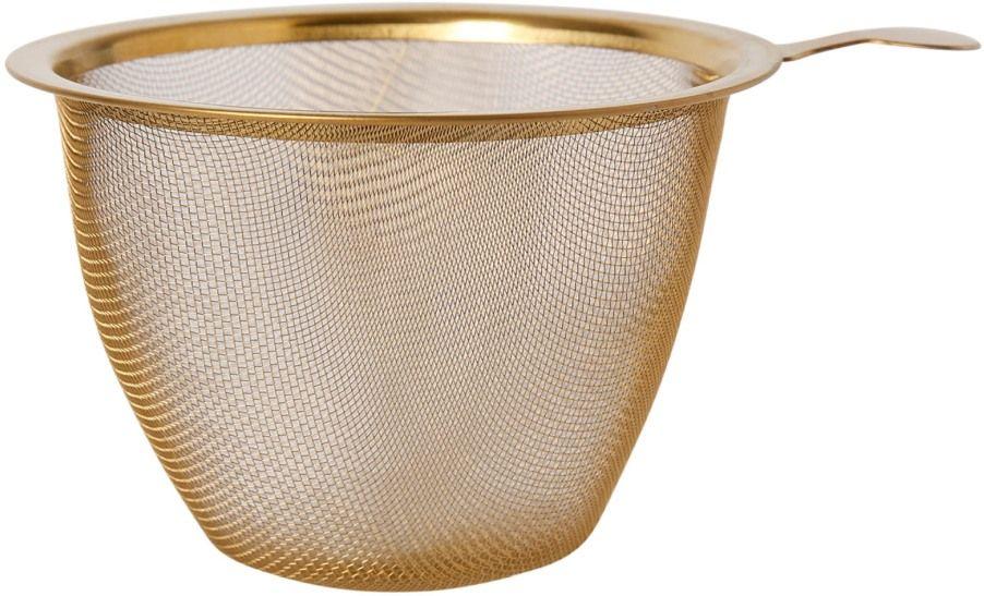 Фильтр для чайника или чашки "SOLOR" золотой