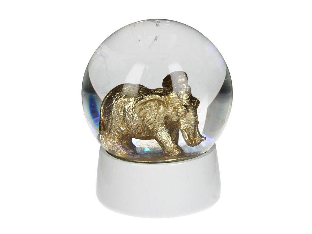 Декор "Снежный шар -Слон"