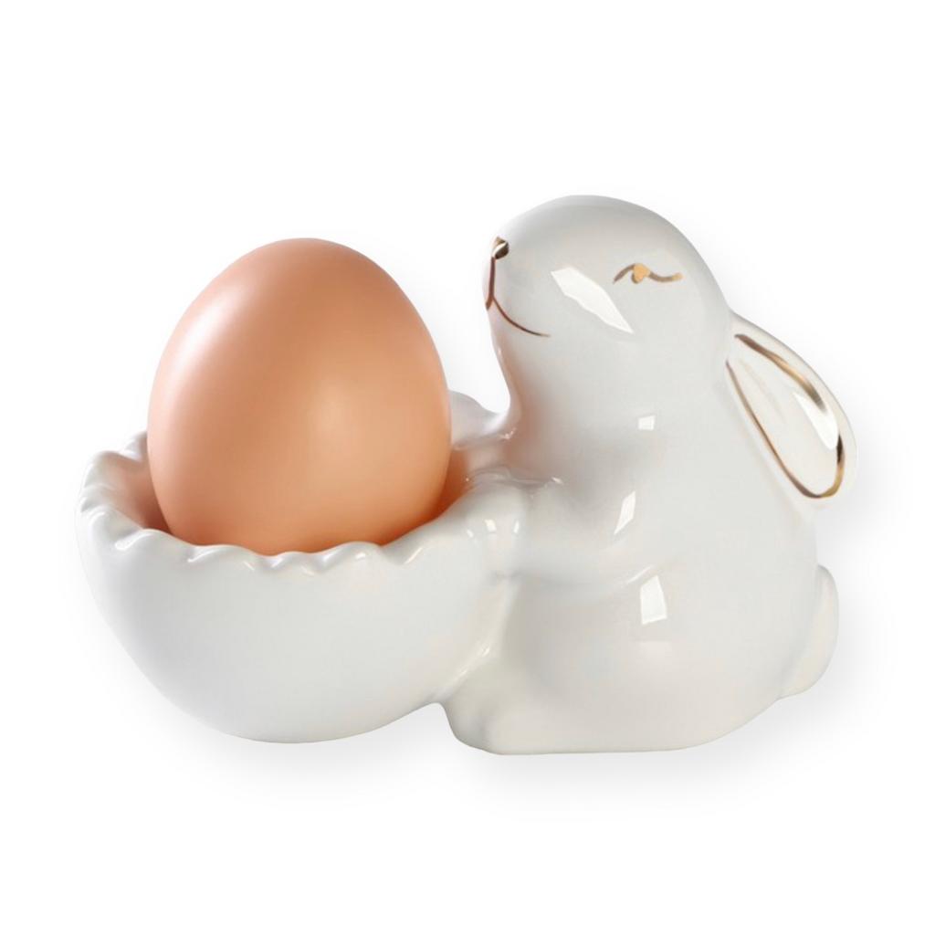 Подставка для яйца «Зайка в золотом»