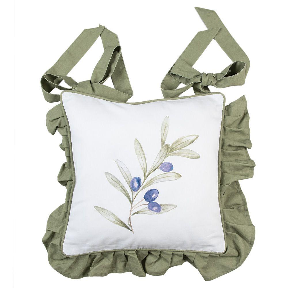 Наволочка декоративная для подушки для стула "Олива"