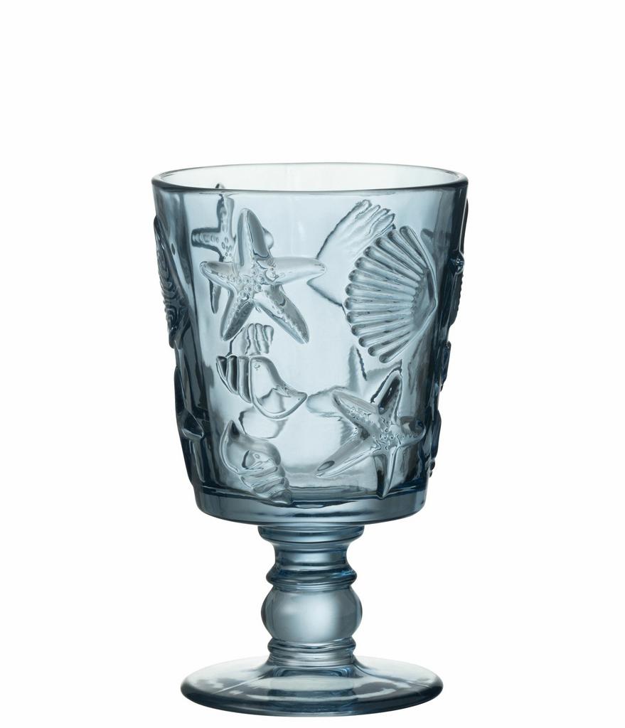Бокал для вина "Моремания" голубой