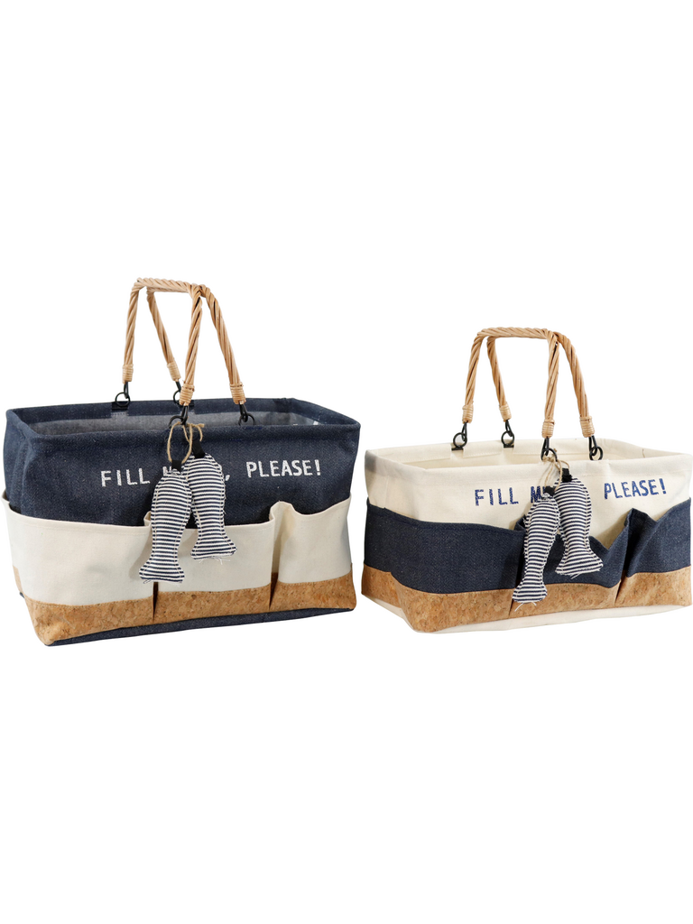 Набор из 2-х Декоративных корзин "Funny fish"