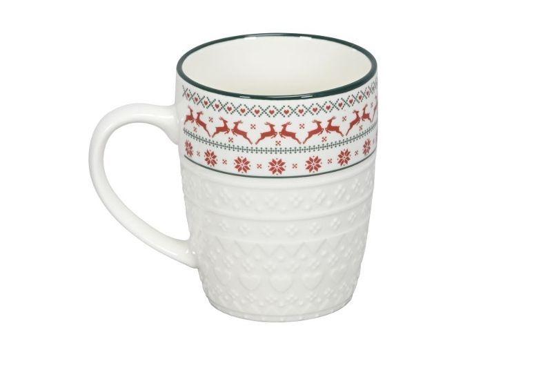 Кружка "Вязаный орнамент"