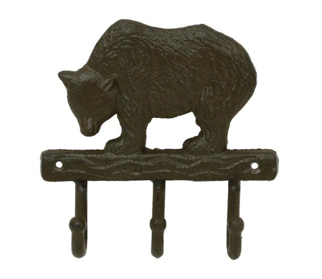 Вешалка на 3 крючка "Медведь"