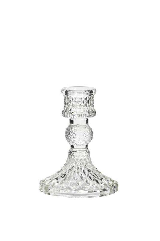 Подсвечник "Венсент" прозрачный малый