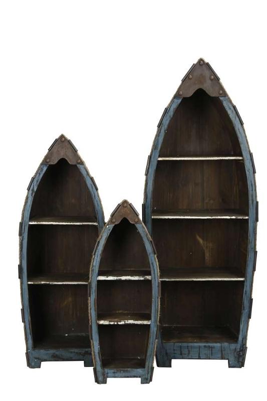 Набор из 3-х стеллажей "Лодки"