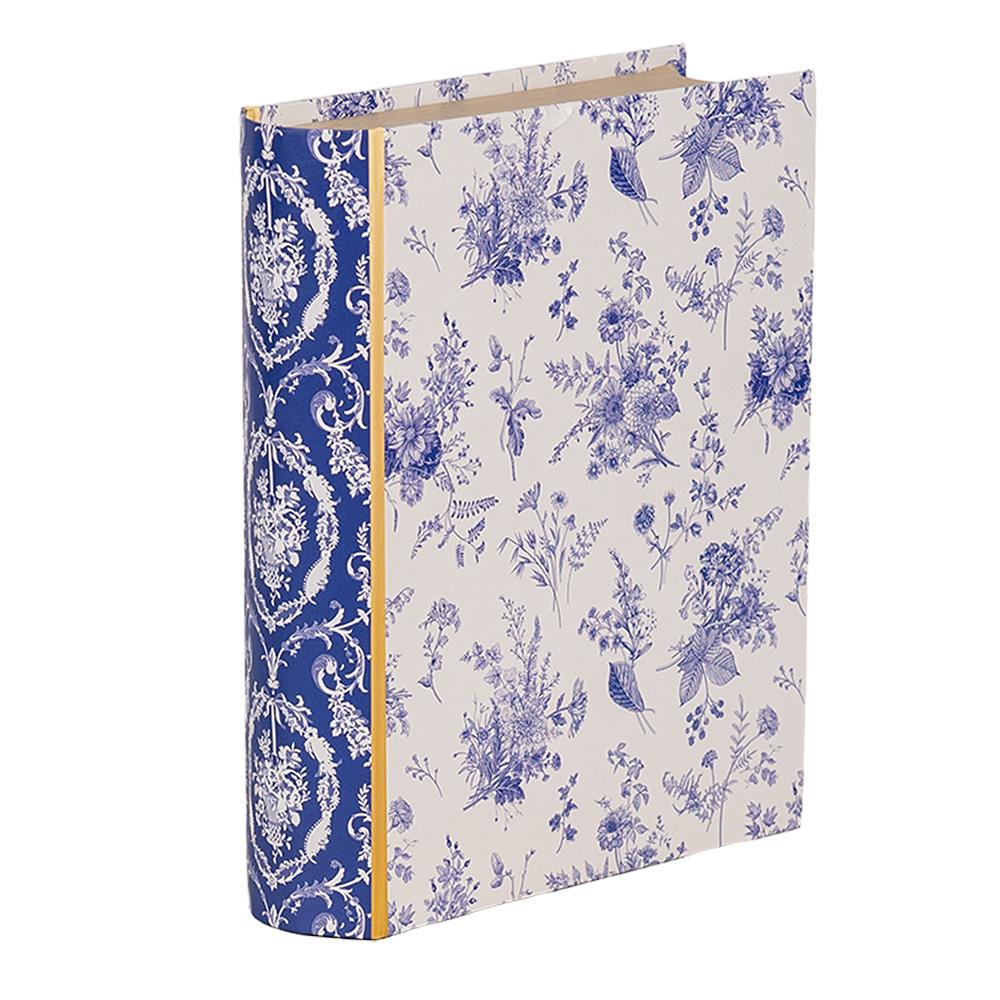 Коробка декоративная "Голубые цветы"