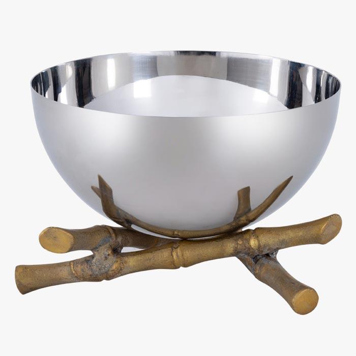 Пиала «Байкал» под бамбук (латунь)