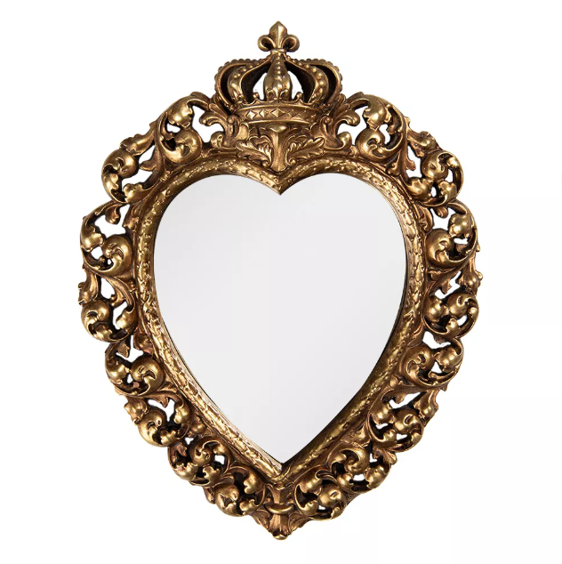 Зеркало "Сердце с короной"