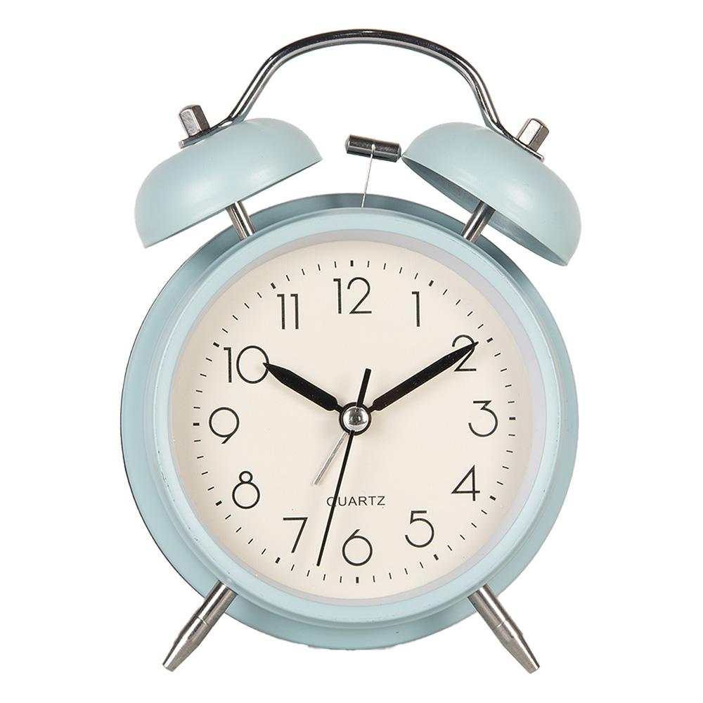 Часы настольные "Будильник" голубые