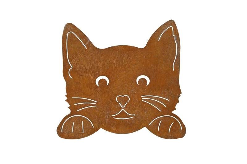 Декор для забора "Кот"