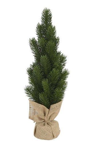 Елка в джутовом мешочке