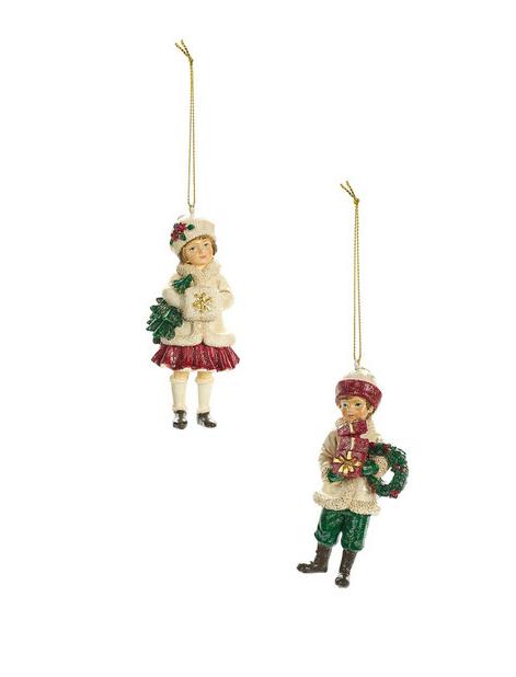 Декор подвесной "Малыш с подарком" в ассортименте