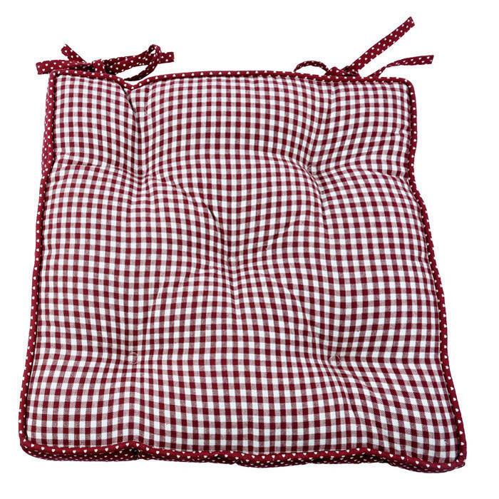 Подушка декоративная для стула "Виши" красная