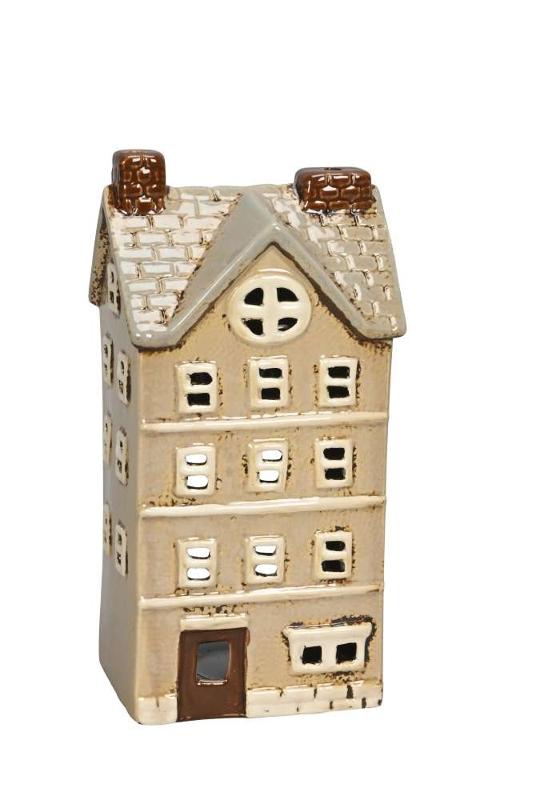 Подсвечник "Домик бежевый"