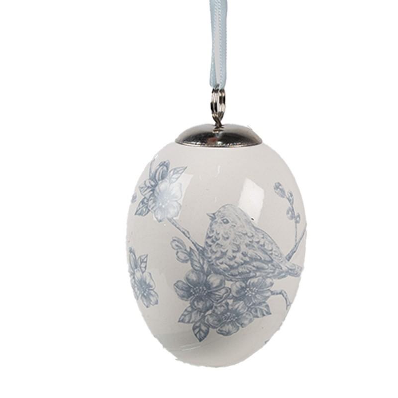 Декор подвесной "Яйцо-голубая птица"