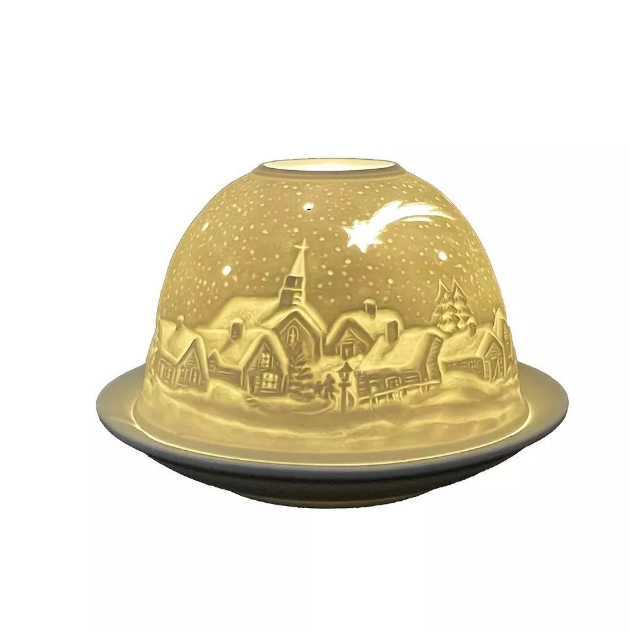 Подсвечник "Зимняя деревня"