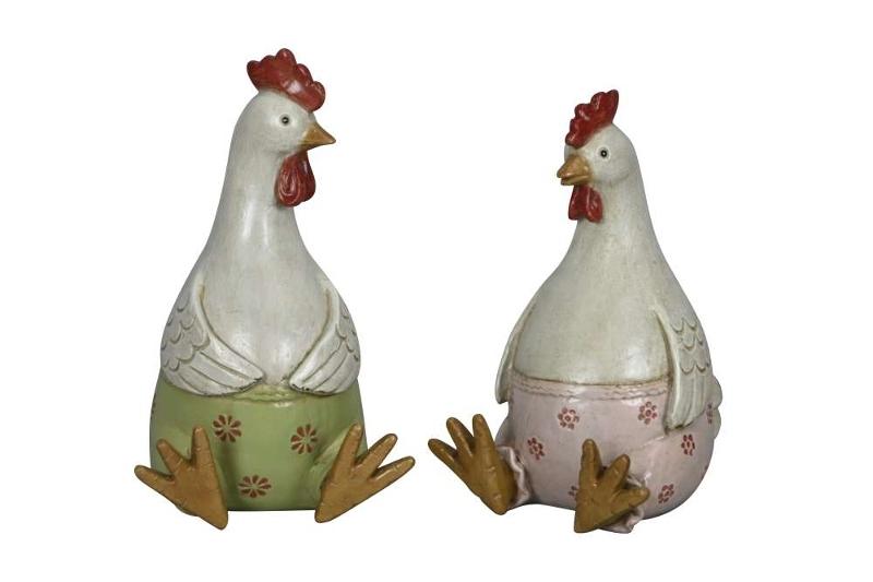 Декор "Петух/Курица" в ассортименте