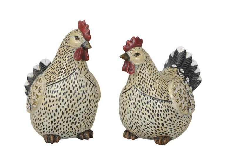 Декор "Петух/Курица" в ассортименте