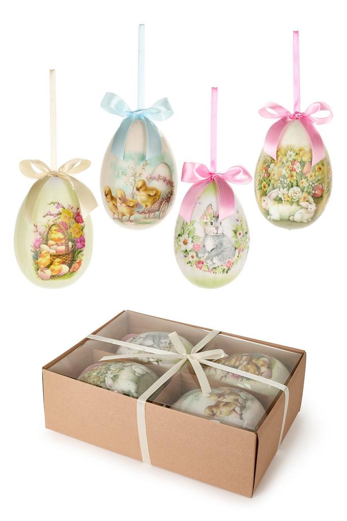 Подвесной декор "Пасхальное яйцо" среднее в ассортименте