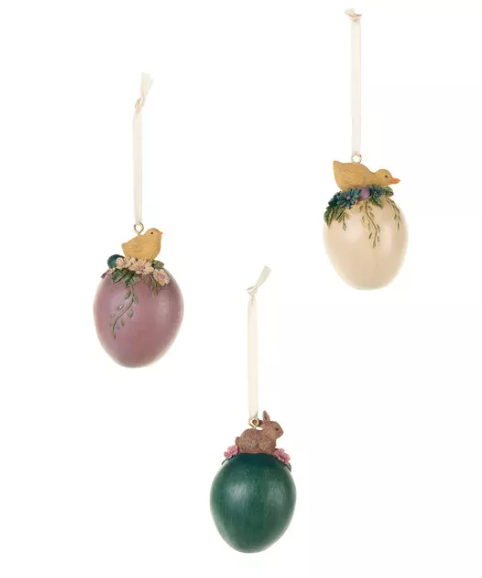 Декор подвесной "Яйцо - зайчик, цыпленок, утенок" в ассортименте