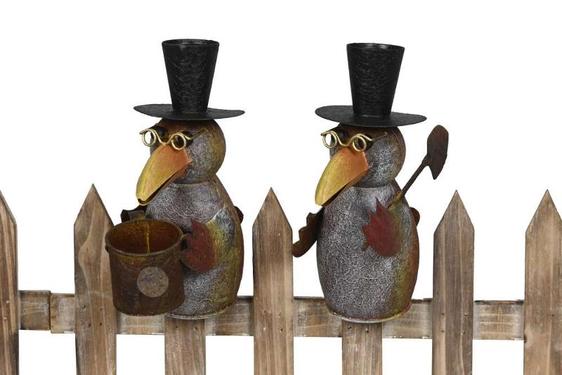 Декор "Ворон-садовник" в ассортименте