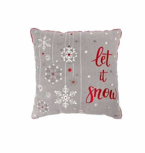 Подушка декоративная "Let it snow"