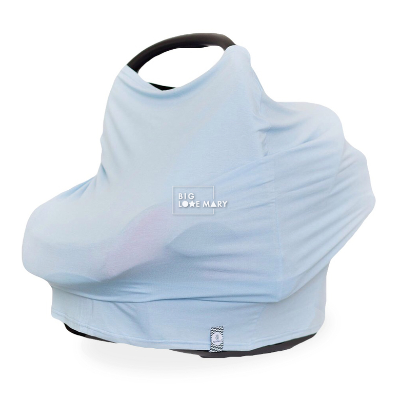 Накидка милк снуд НЕЖНО-ГОЛУБОЙ