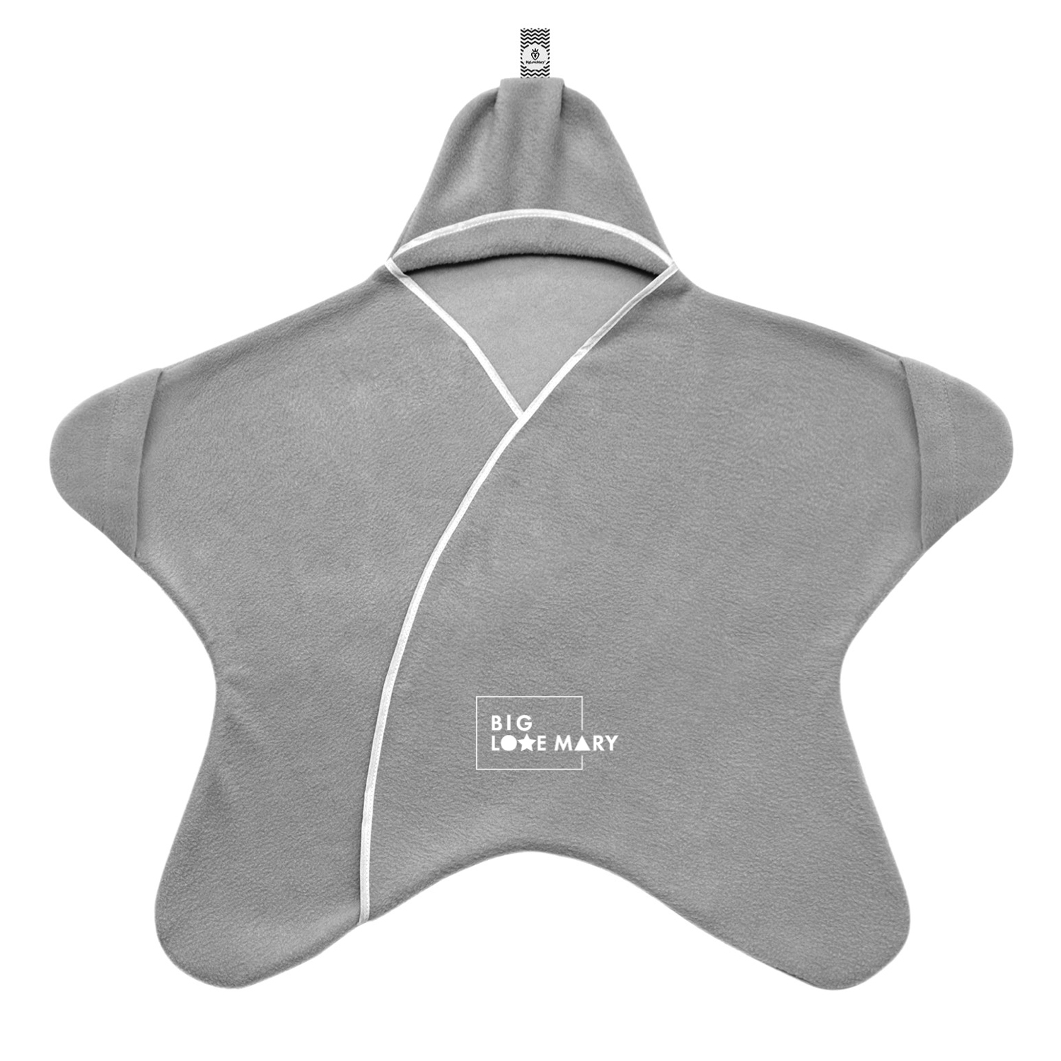 Плед-конверт Звездочка "Зайка серенький" с открывающимися ручками