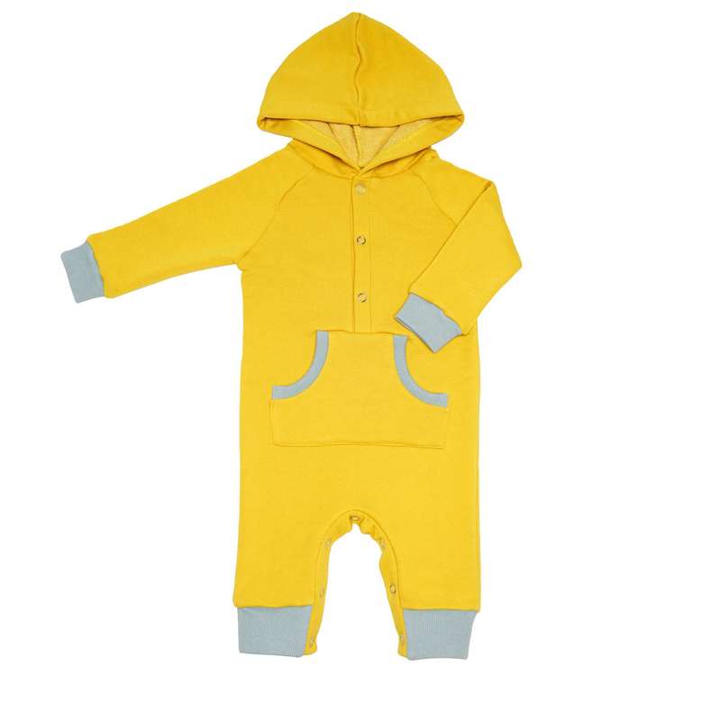 Комбинезон Кенгуру с капюшоном, хардал