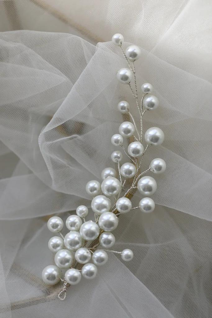 Glass pearl twig